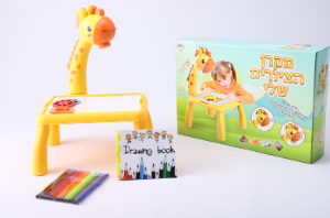 מקרן ציורים גירף בעברית