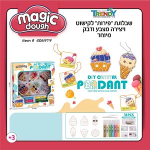 שבלונת פירות לקישוט ויצירה מצבע ודבק מיוחד