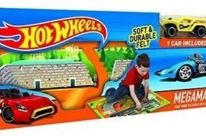 שטיחון עם מכונית קטן Hot Wheels