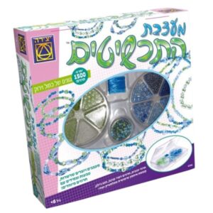 מעצבת התכשיטים גוונים של כחול וירוק