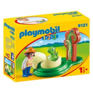 פליימוביל ילדה וביצת דינוזאור לגיל הרך 1,2,3