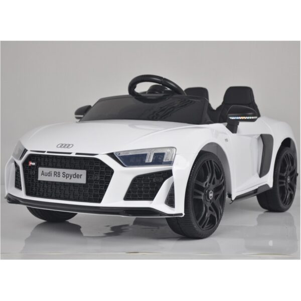 ⁦אאודי ספיידר 12V - R8 גלגלי גומי⁩ – תמונה ⁦5⁩