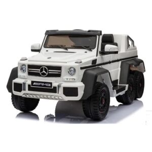 ג'יפ ממונע מרצדס G-650 לבן 6x6 12V