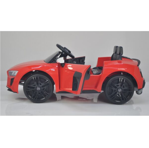 ⁦אאודי ספיידר 12V - R8 גלגלי גומי⁩ – תמונה ⁦4⁩